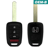 Honda Accord Civic 2016-2020 Oem 4 Button Remote Head Key Mlbhlik6-1Ta
