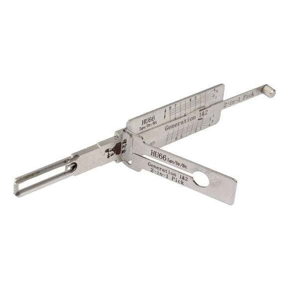 Original Lishi 2-In-1 Pick And Decoder Hu66 Single Lifter Lock