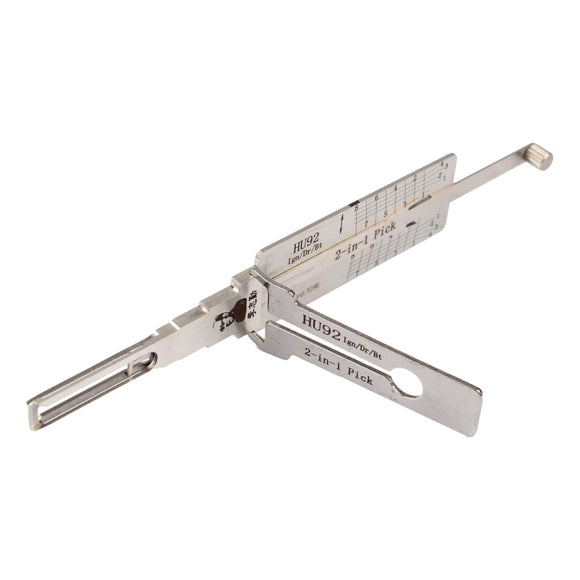 Original Lishi 2-In-1 Pick And Decoder Hu92 Single Lifter Lock
