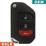 Jeep Wrangler 2018-2021 Oem 3 Button Flip Key Oht1130261