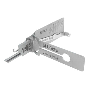 Original Lishi Tool 2-In-1 Pick And Decoder M1 / Ms2 Lock