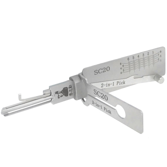 Original Lishi Tool 2-In-1 Pick And Decoder Sc20 Lock