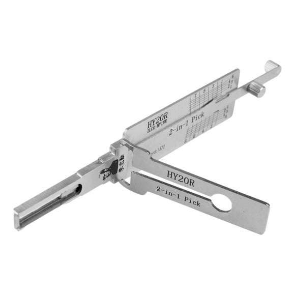 Original Lishi 2-In-1 Pick And Decoder Hy20R Single Lifter Lock