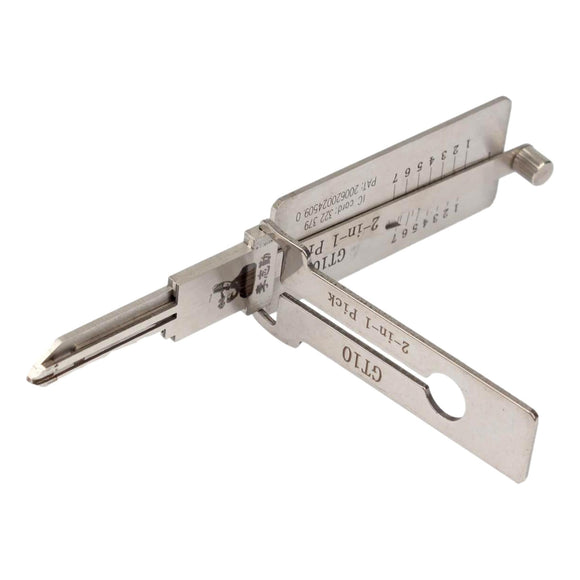 Original Lishi 2-In-1 Pick And Decoder Gt10 / Ag Lock