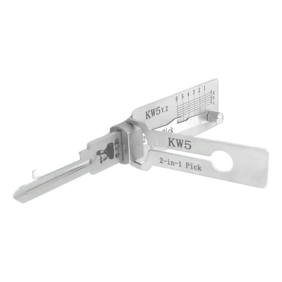 Original Lishi Tool 2-In-1 Pick And Decoder Kw5 Lock