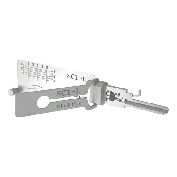 Original Lishi Tool 2-In-1 Pick And Decoder Sc1-L Lock