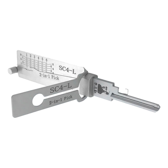 Original Lishi Tool 2-In-1 Pick And Decoder Sc4-L Lock