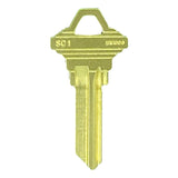 Schlage Brass Key Slg-3E Sc1 Br Metal