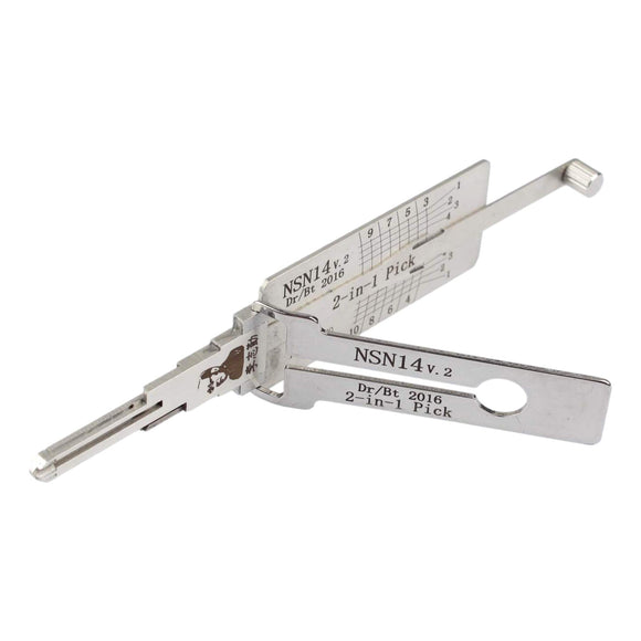 Original Lishi 2-In-1 Pick And Decoder Nsn14 Lock