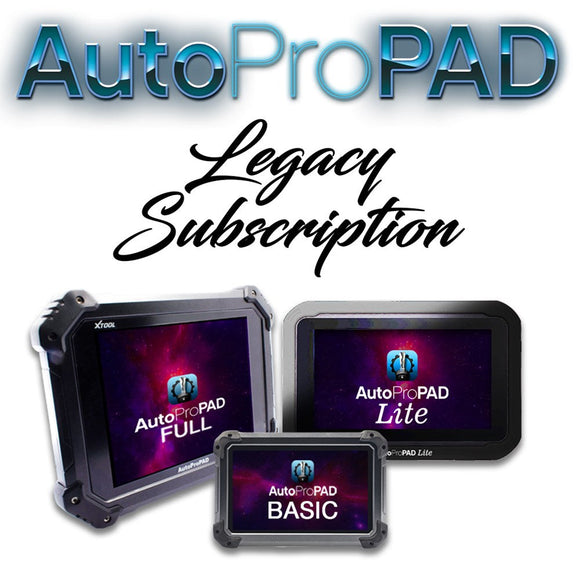 Autopropad Lite/Full/Basic Updates & Support Legacy Subscription Programmer Accessories