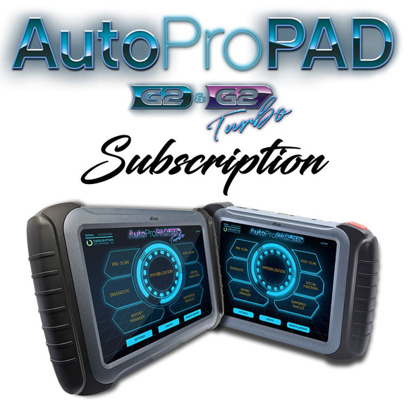 Autopropad G2/G2 Turbo Updates Support & Extended Warranty Subscription Programmer Accessories