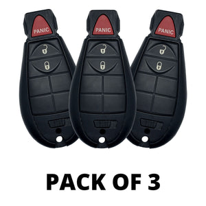 Dodge Ram 2013-2020 3 Button Fobik For Gq4-53T (3 Pack)