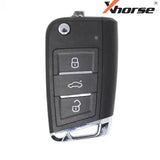 Xhorse Universal Volkswagen Style Super 3 Button Flip Key