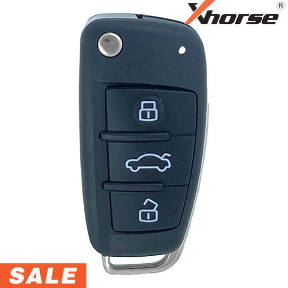 Xhorse Universal Audi Style Wired 3 Button Flip Key