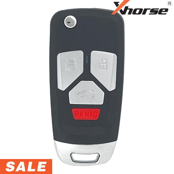 Xhorse Universal Audi Style Wired 4 Button Flip Key