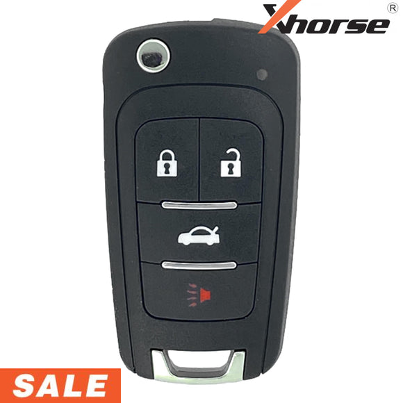 Xhorse Universal Gm Style Wired 4 Button Flip Key