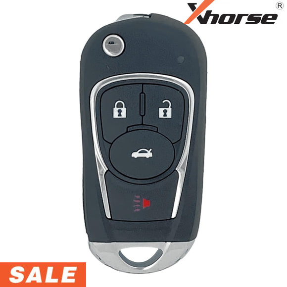 Xhorse Universal Buick Style Wired 4 Button Flip Key