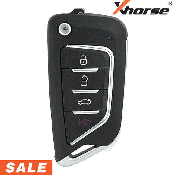 Xhorse Universal Cadillac Style Wired 4 Button Flip Key