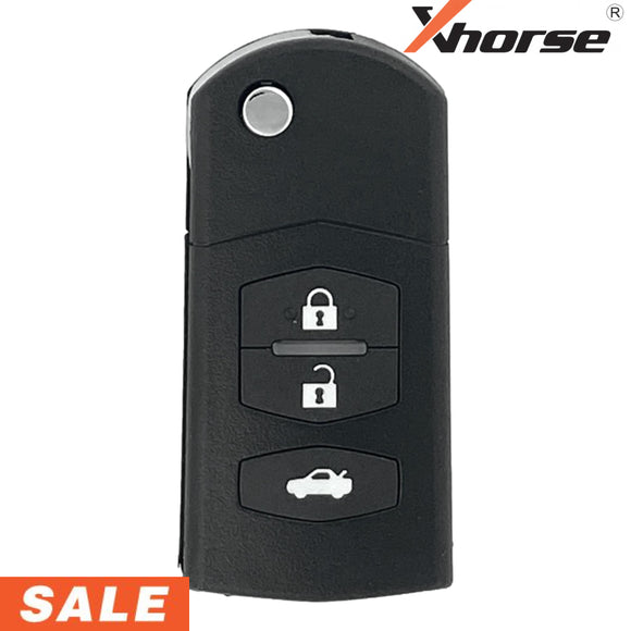 Xhorse Universal Mazda Style Wired 3 Button Flip Key