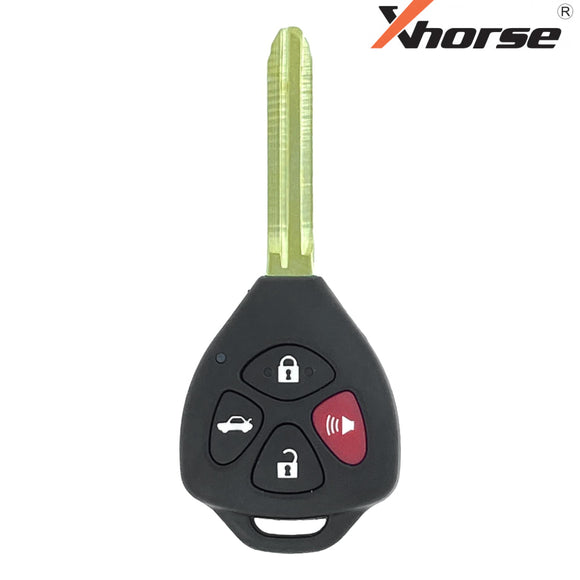 Xhorse Universal Toyota Style Wired 4 Button Remote Head Key