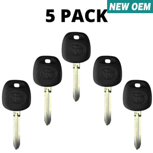 5 Pack- Toyota 2013-2020 Oem Transponder Key H Chip Toy44H-Pt