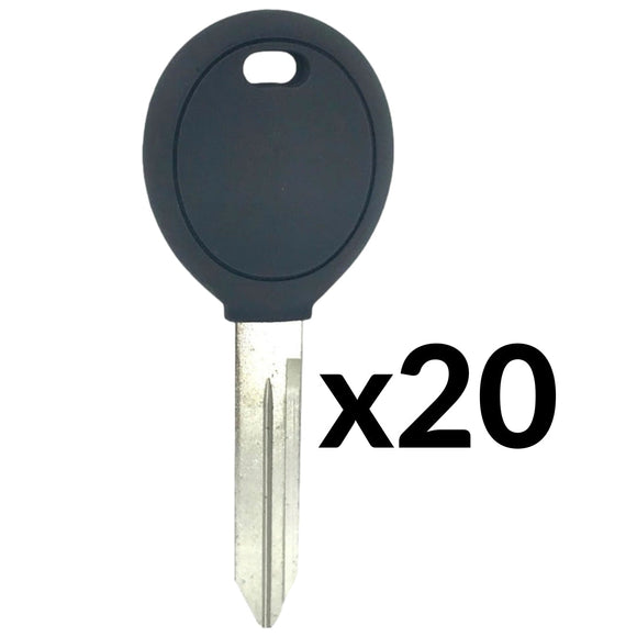 Transponder Key Y164 For Chrysler / Dodge Jeep 2004-2019 (20 Pack)