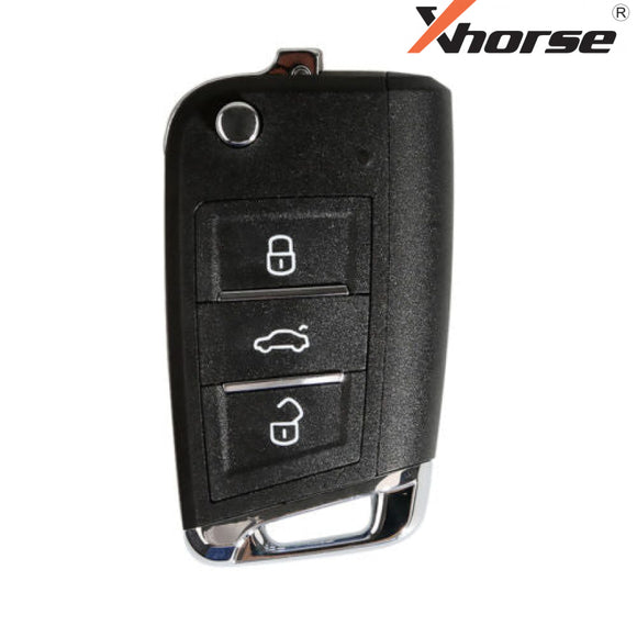 Xhorse Universal Volkswagen Style Wired 3 Button Flip Key