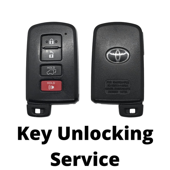 Toyota Smart Key Flash/Virginization Service